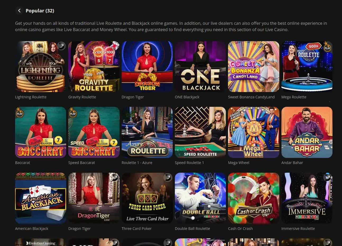 Interfaccia mobile Wild Tokyo casino con slot e giochi live su smartphone